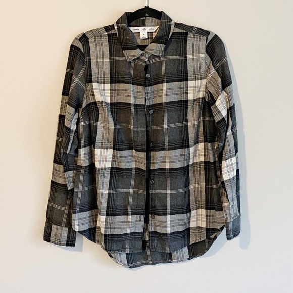 Old Navy Plaid Button Up - Picture 1 of 5